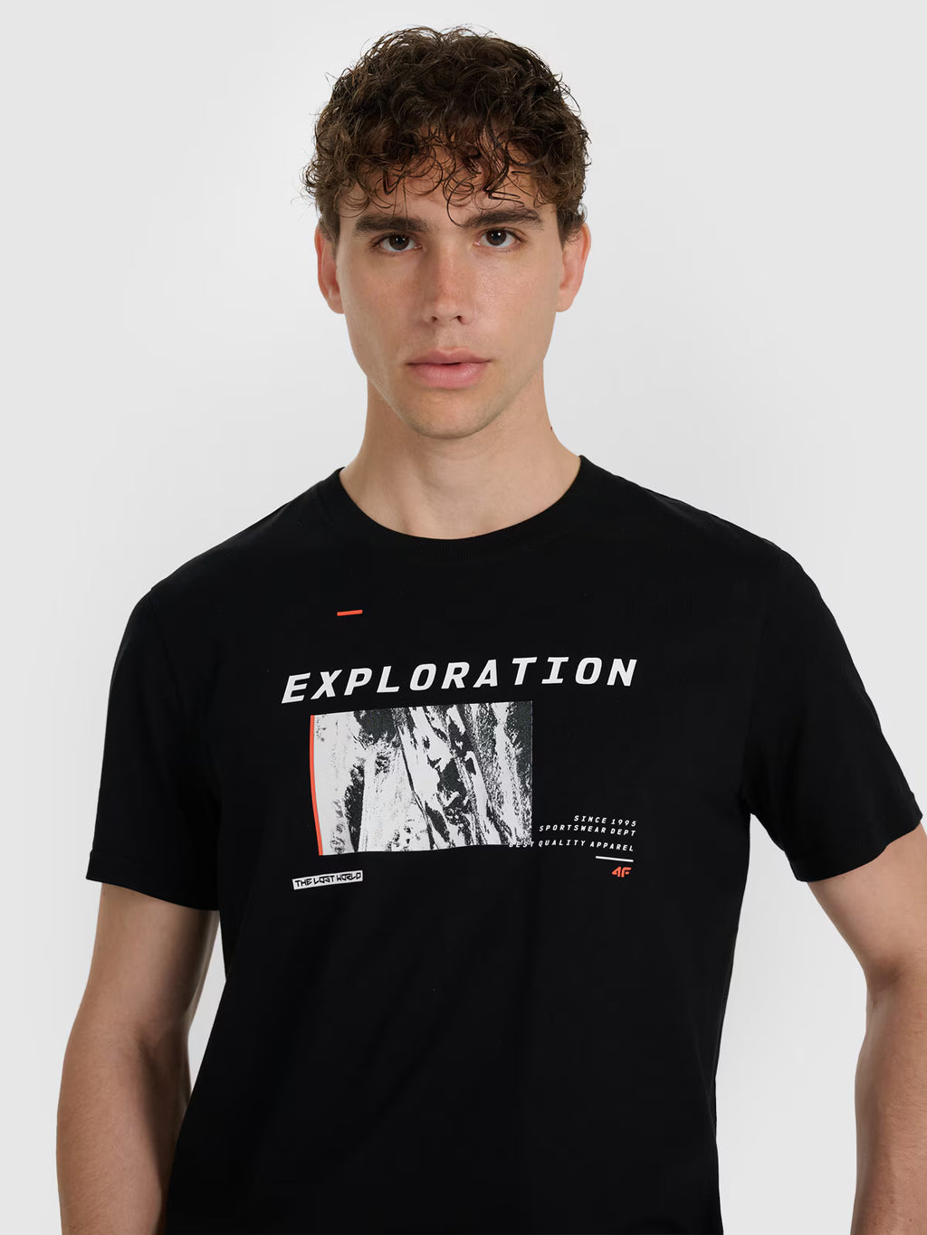 T-shirt regular z nadrukiem męski