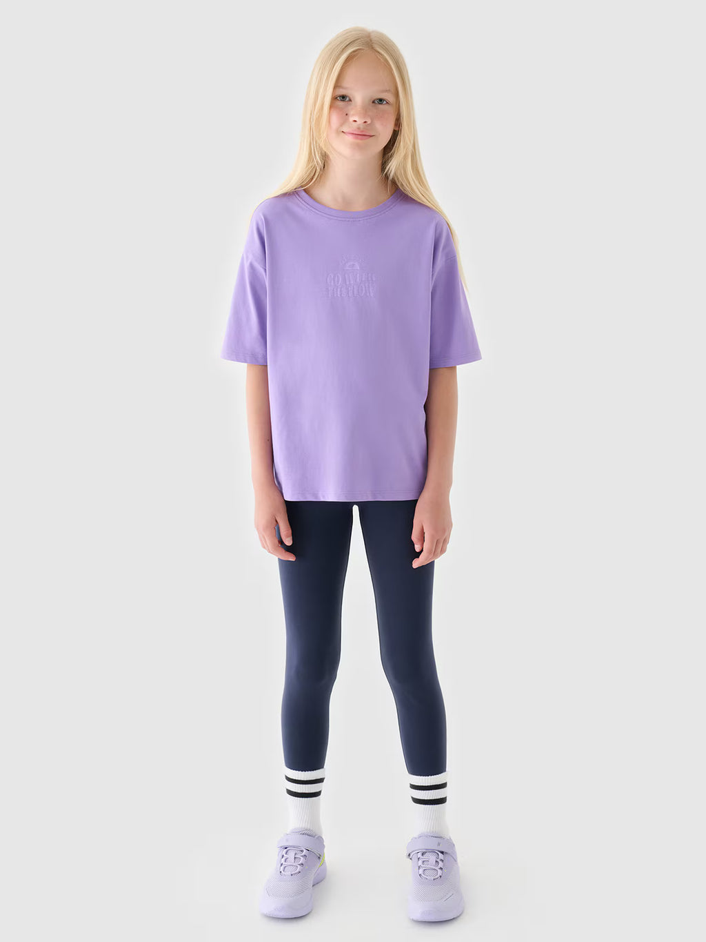 Legginsy dzianinowe dziewczęce