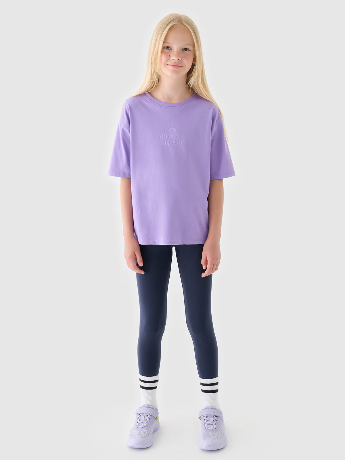 Legginsy dzianinowe dziewczęce