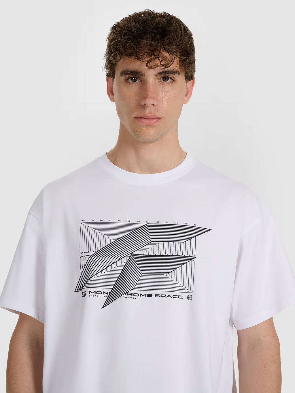T-shirt regular z nadrukiem męski