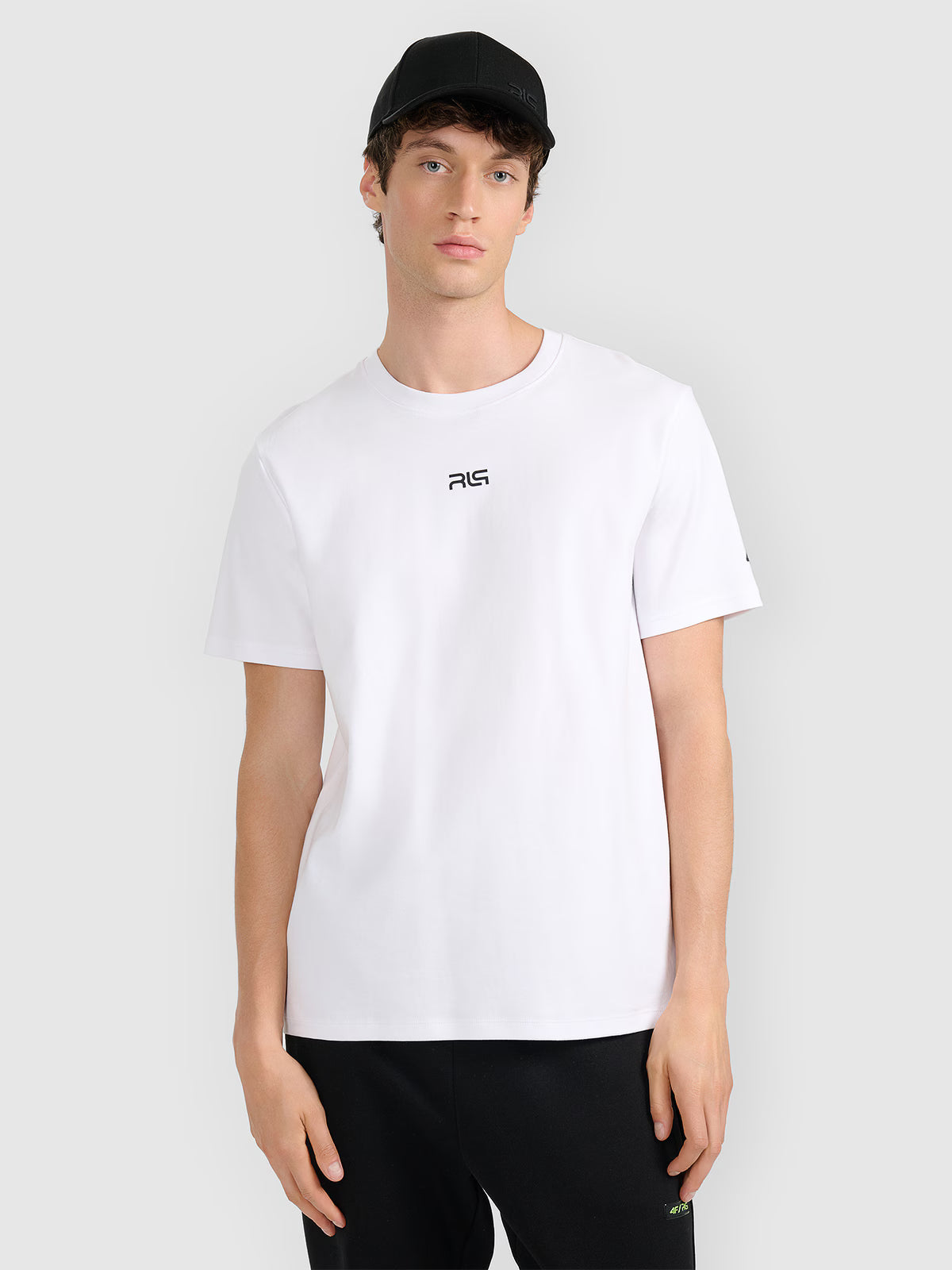 T-shirt regular z nadrukiem męski 4F x Robert Lewandowski