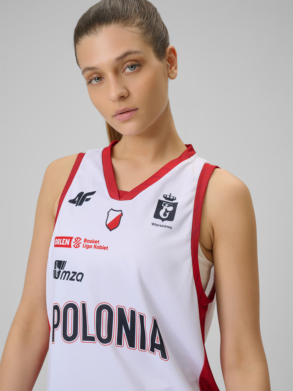 Koszulka meczowa replika domowa z sezonu 2025/26 damska 4F x Polonia Warszawa