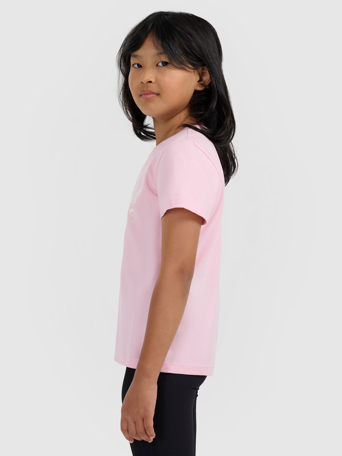 T-shirt regular z nadrukiem dziewczęcy