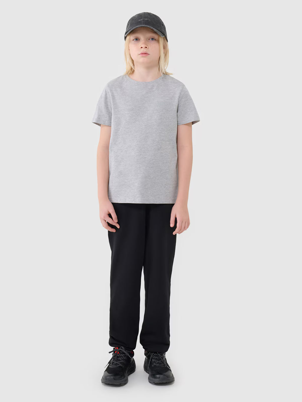 T-shirt regular gładki chłopięcy