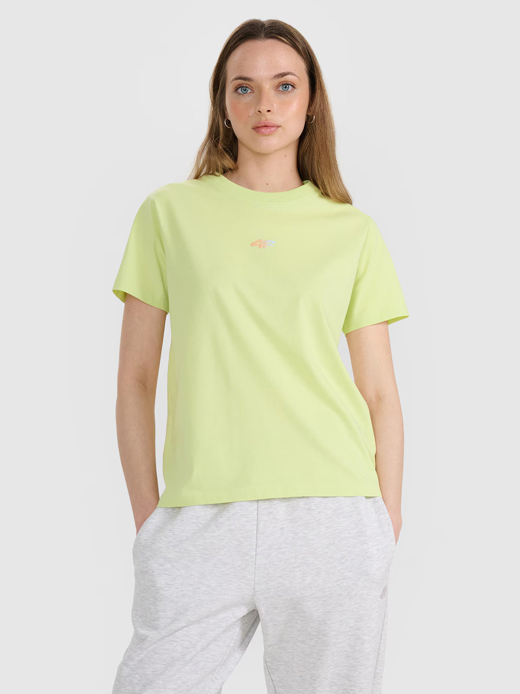 T-shirt oversize z nadrukiem damski