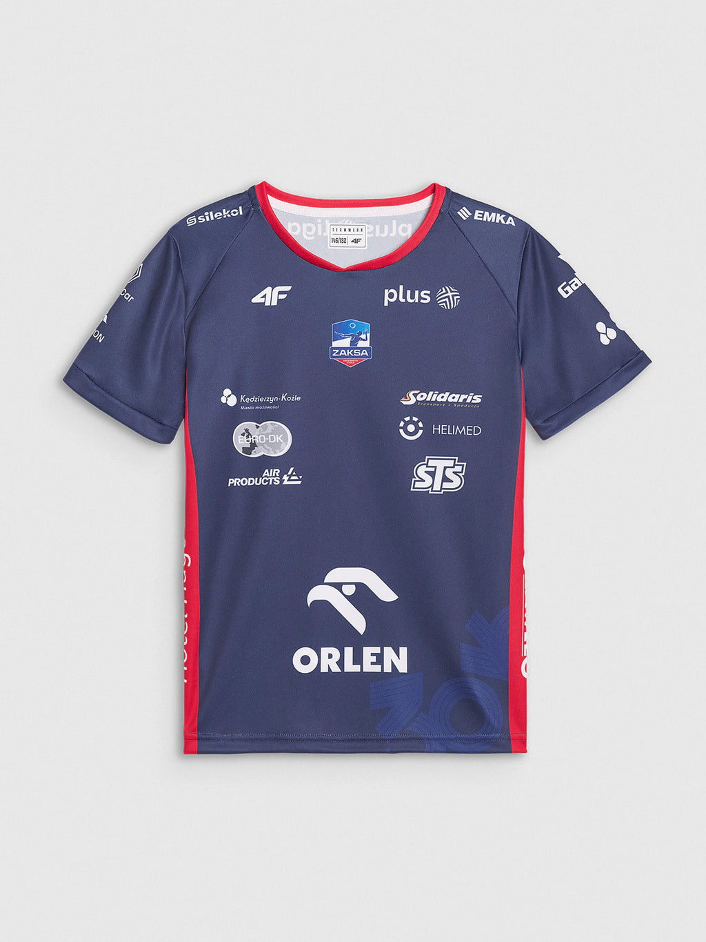 Koszulka meczowa replika wyjazdowa z sezonu 2024/2025 dziecięca 4F x Zaksa Kędzierzyn-Koźle