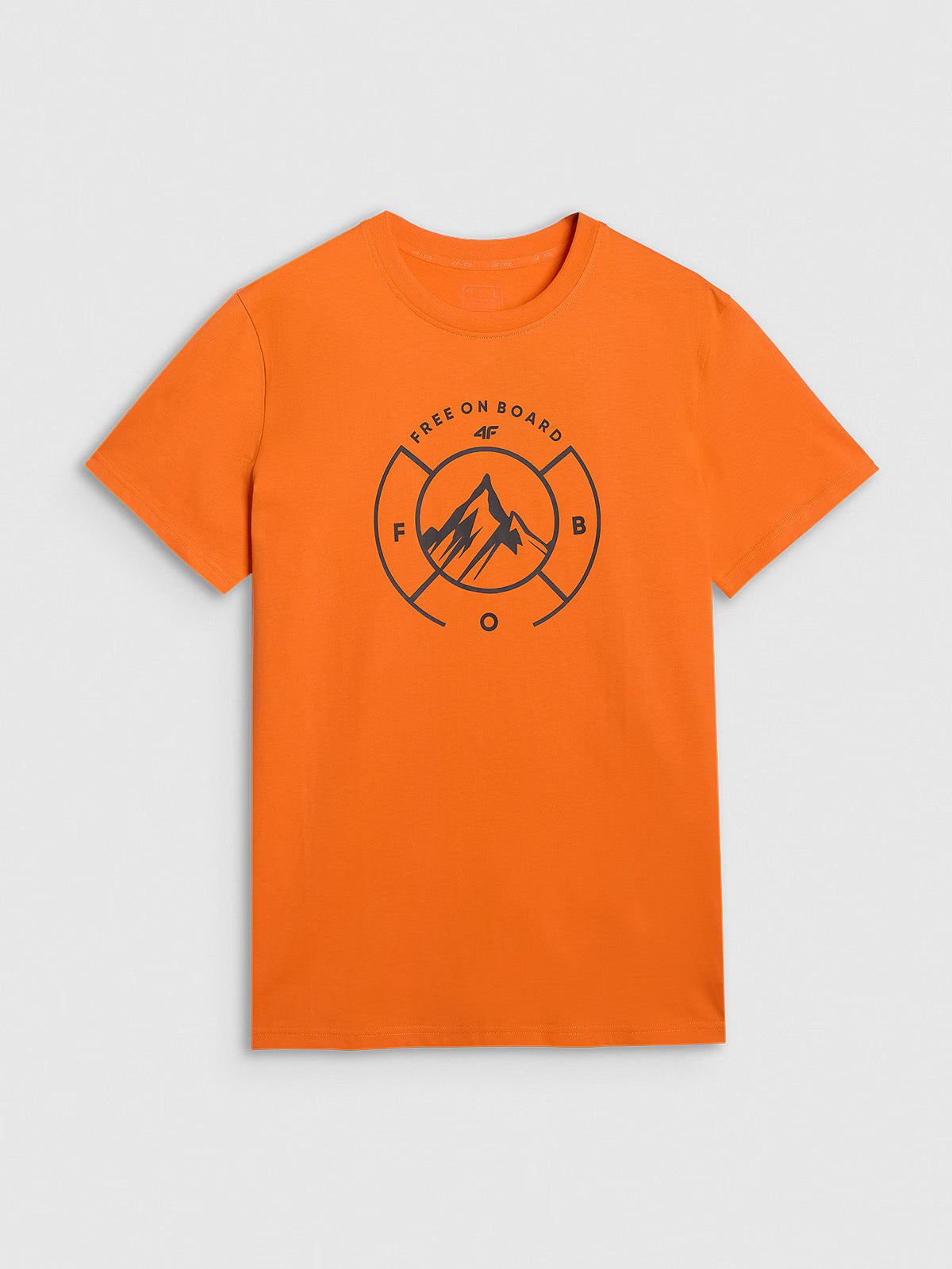 T-shirt regular z nadrukiem męski