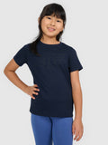 T-shirt oversize z nadrukiem dziewczęcy