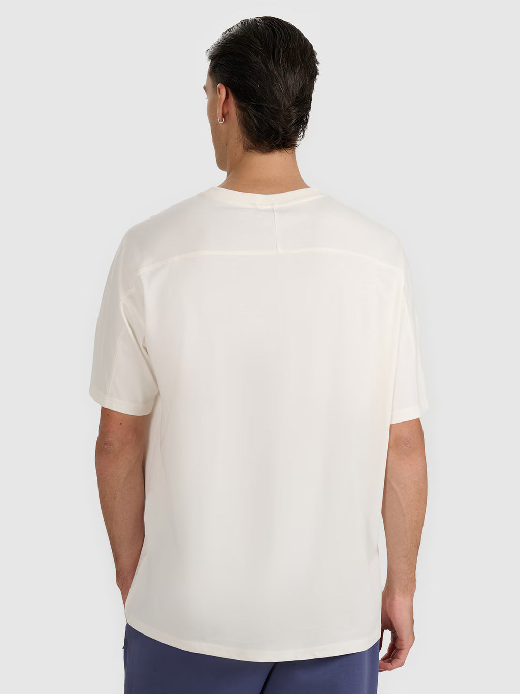 T-shirt oversize z nadrukiem męski