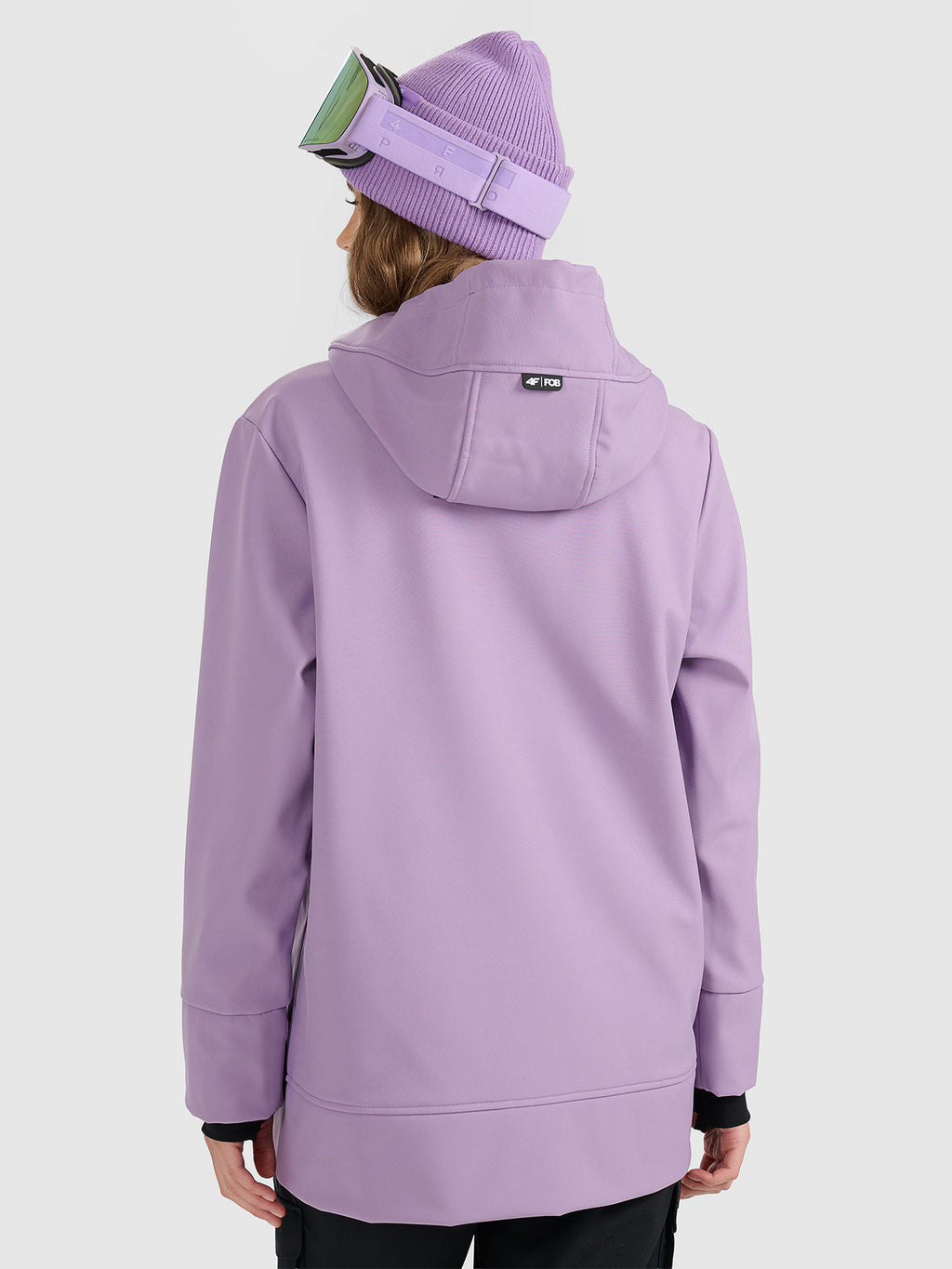 Kurtka snowboardowa z softshellu membrana 5000 damska