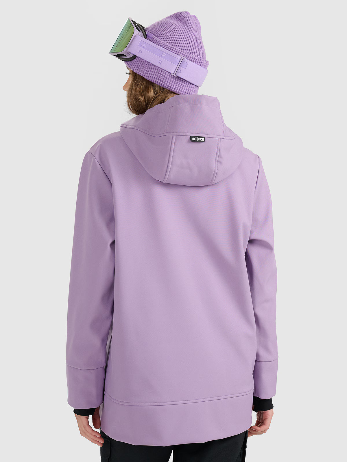 Kurtka snowboardowa z softshellu membrana 5000 damska