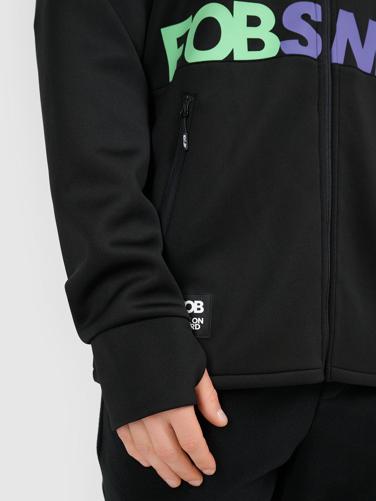 Bluza dresowa rozpinana z kapturem męska
