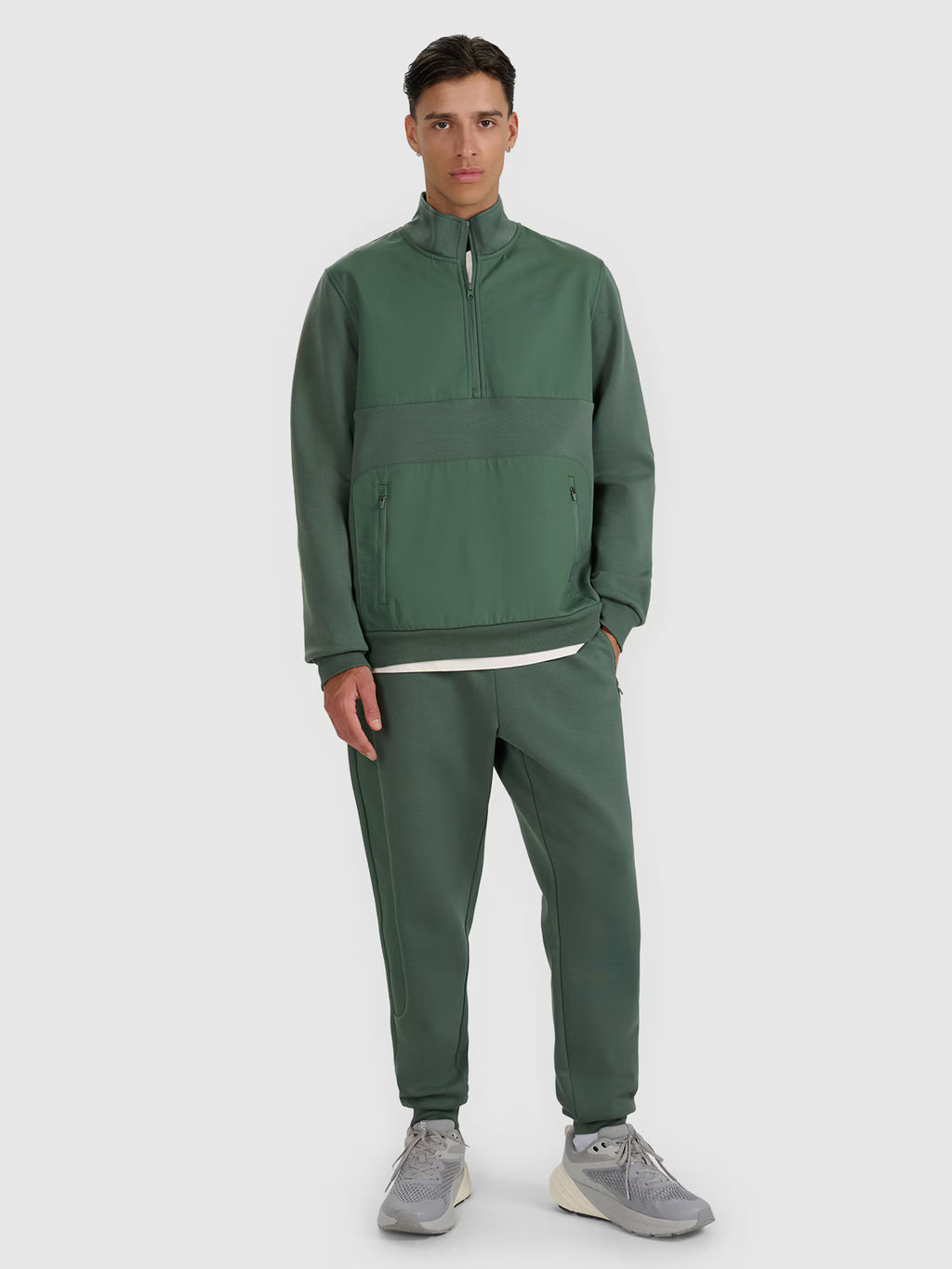 Bluza dresowa nierozpinana bez kaptura męska