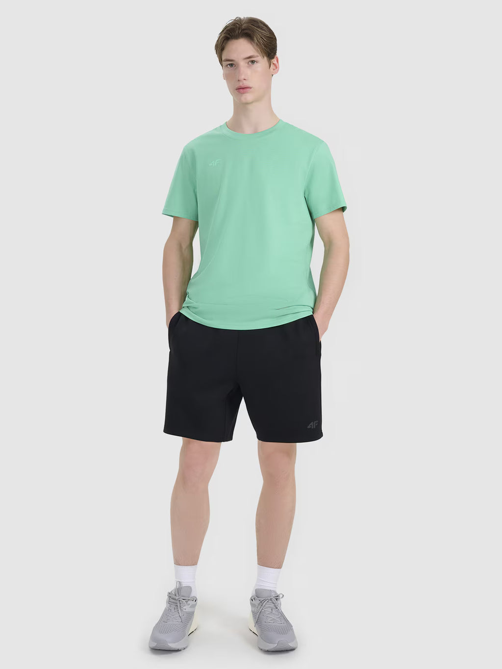 T-shirt regular z nadrukiem męski