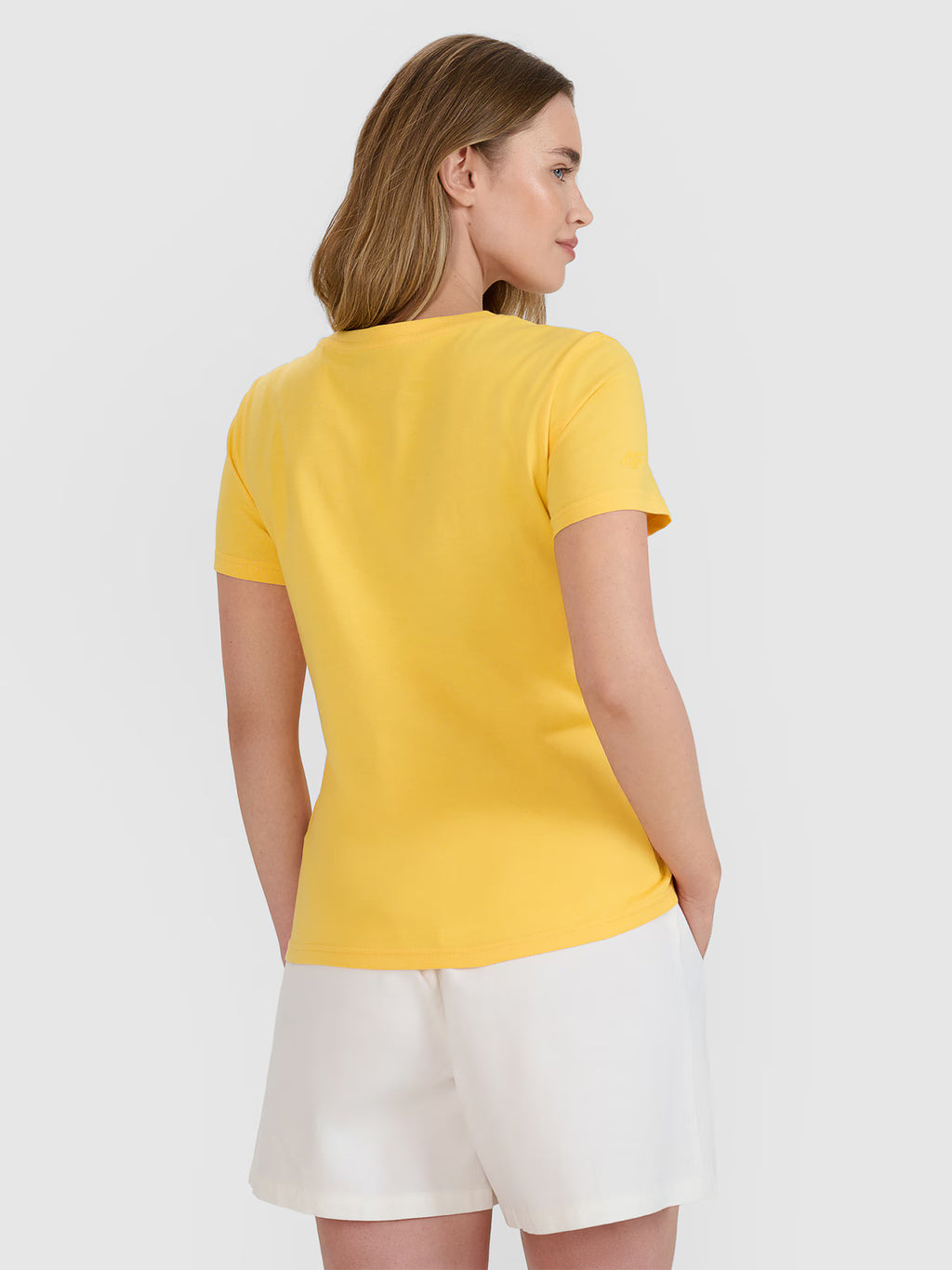 T-shirt regular z nadrukiem damski