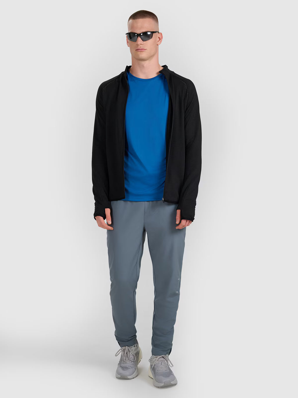 Bluza do biegania regular szybkoschnąca męska