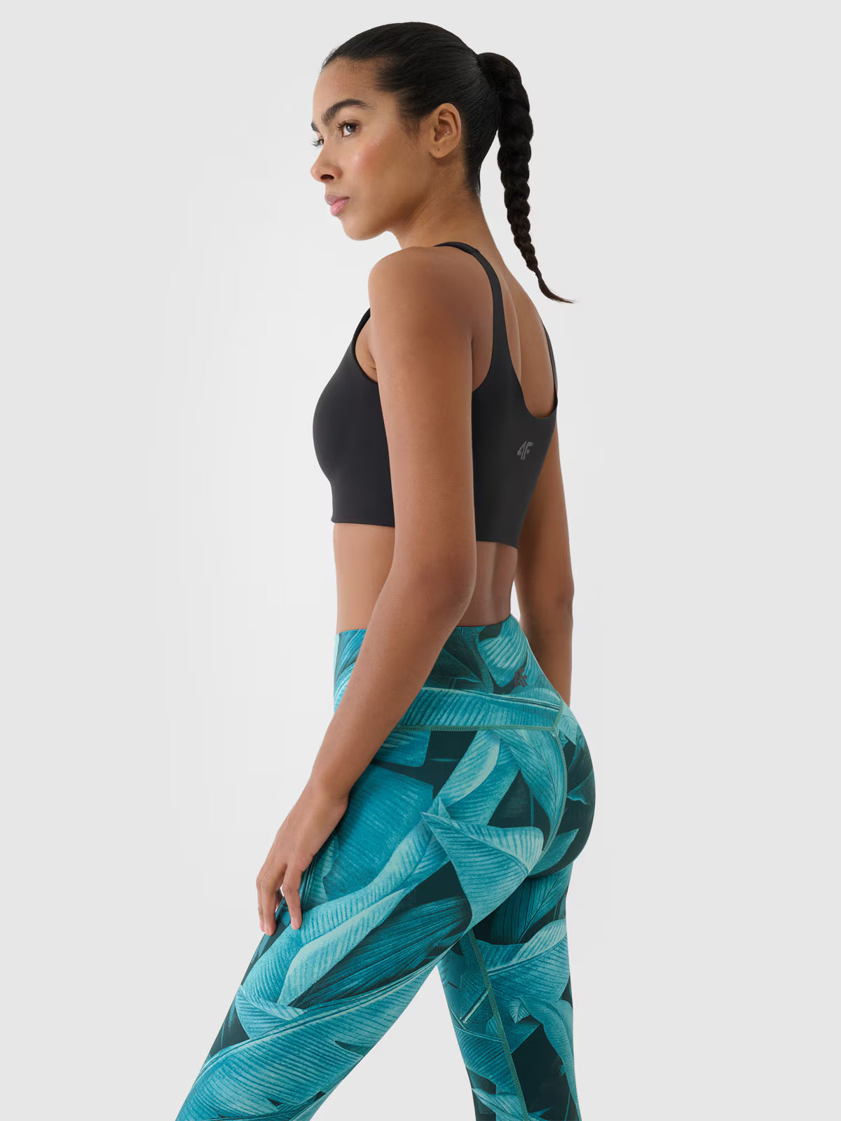 Legginsy treningowe z wysokim stanem damskie