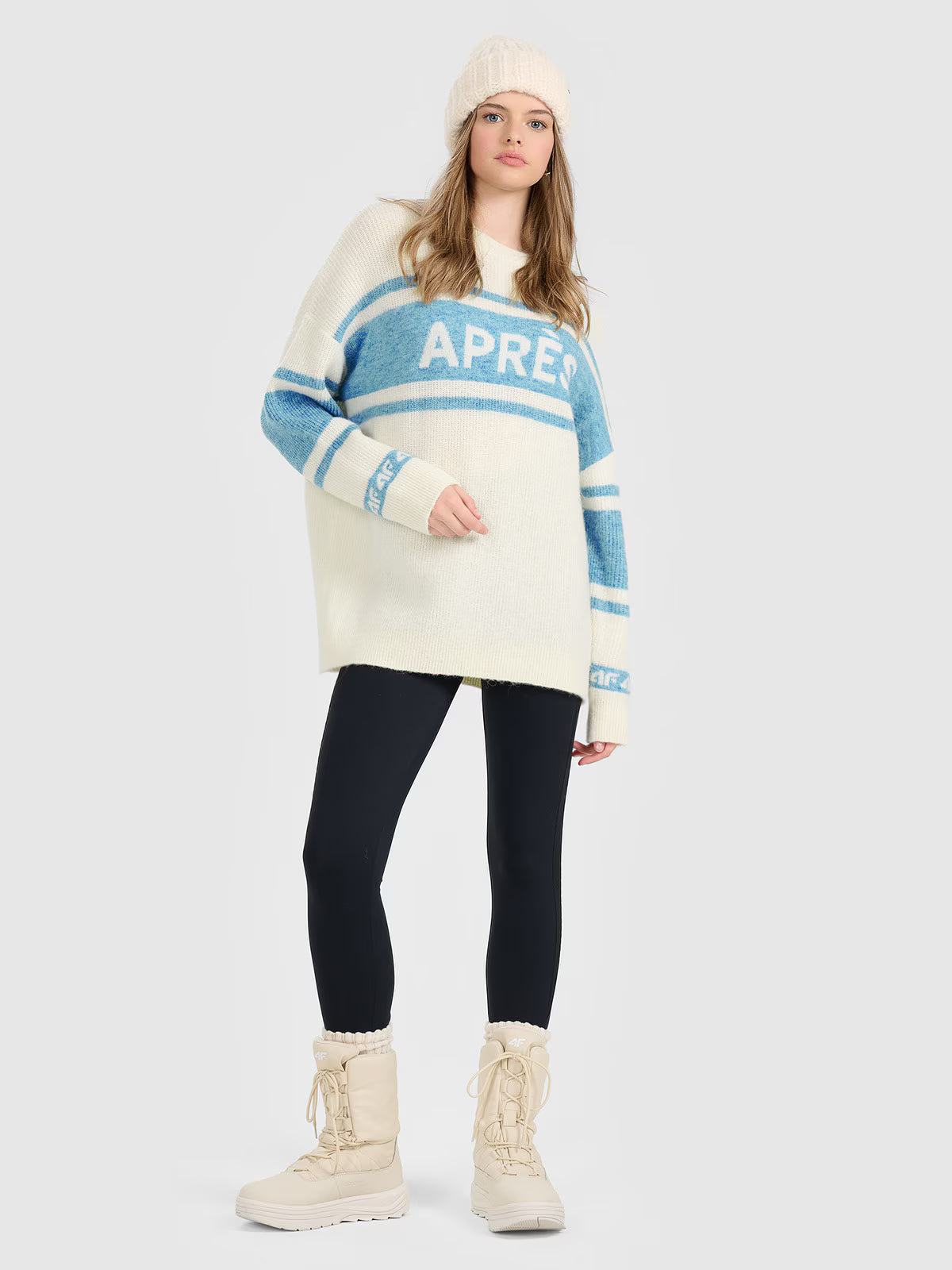 Sweter loose damski