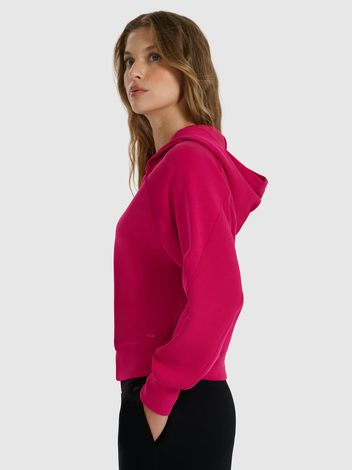 Bluza dresowa rozpinana z modalem damska