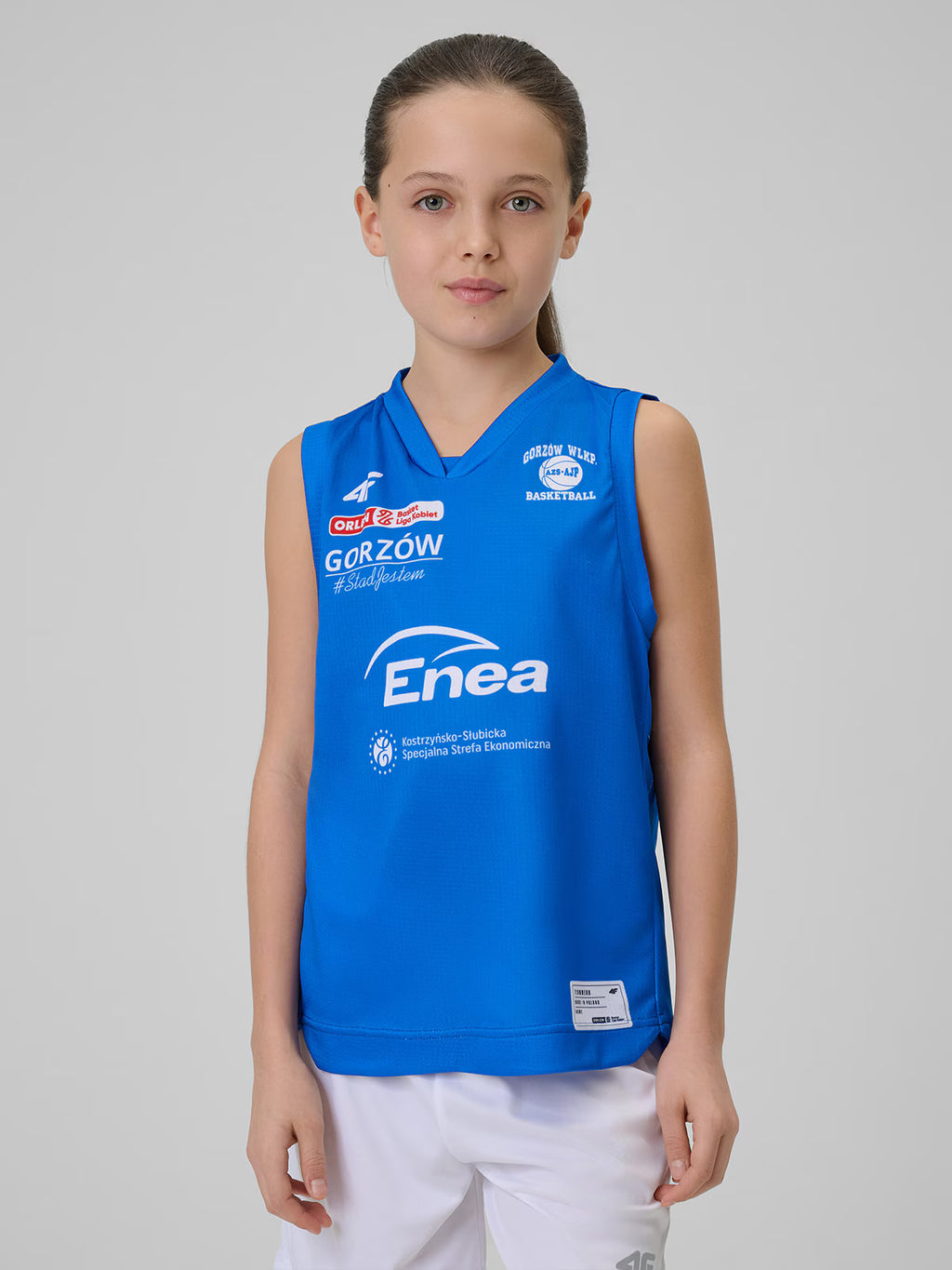Koszulka meczowa replika domowa z sezonu 2025/26 dziecięca 4F x Enea AZS AJP Gorzów Wielkopolski