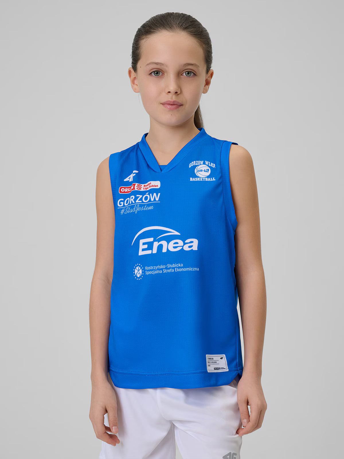 Koszulka meczowa replika domowa z sezonu 2025/26 dziecięca 4F x Enea AZS AJP Gorzów Wielkopolski