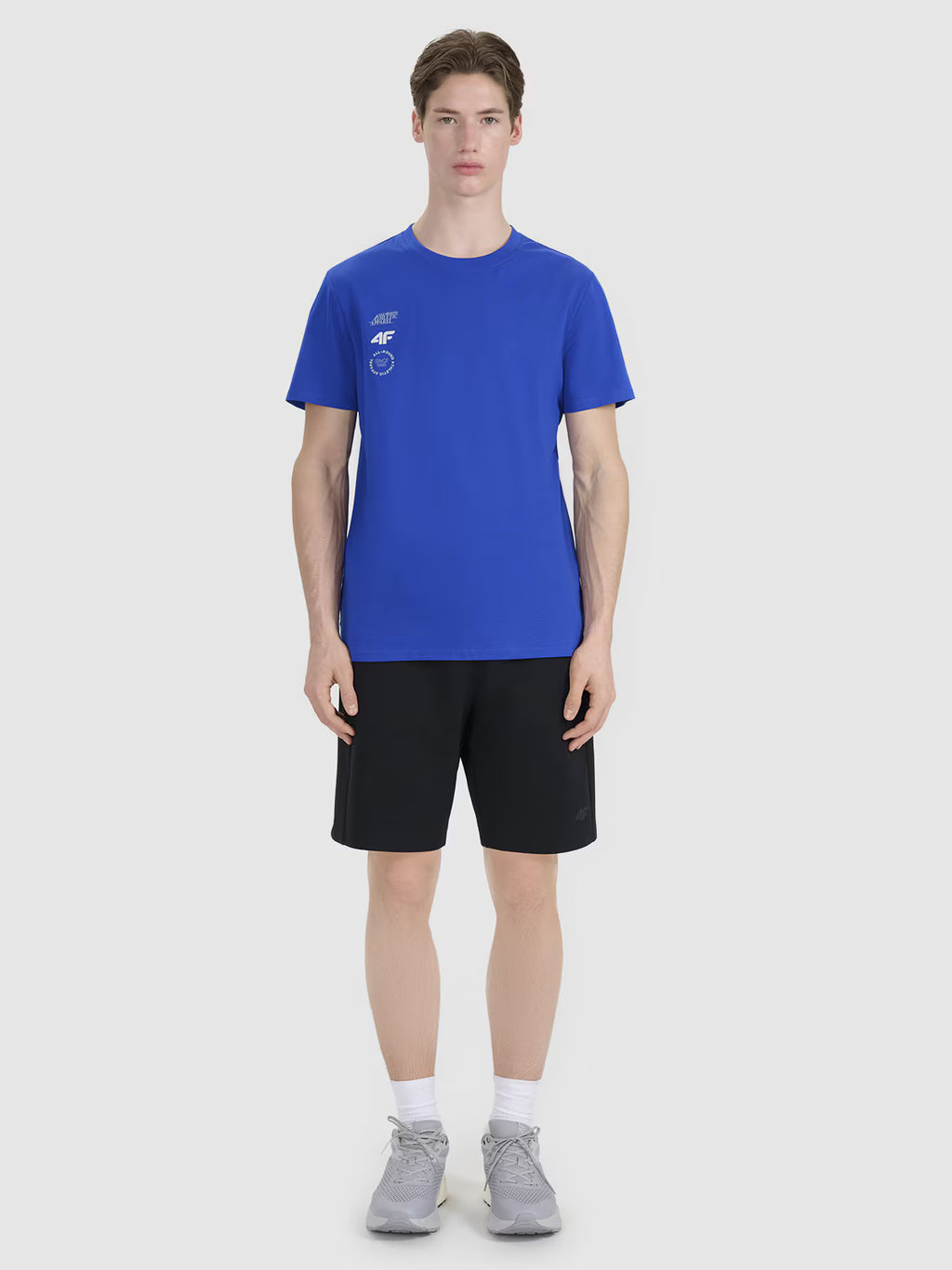 T-shirt regular z nadrukiem męski