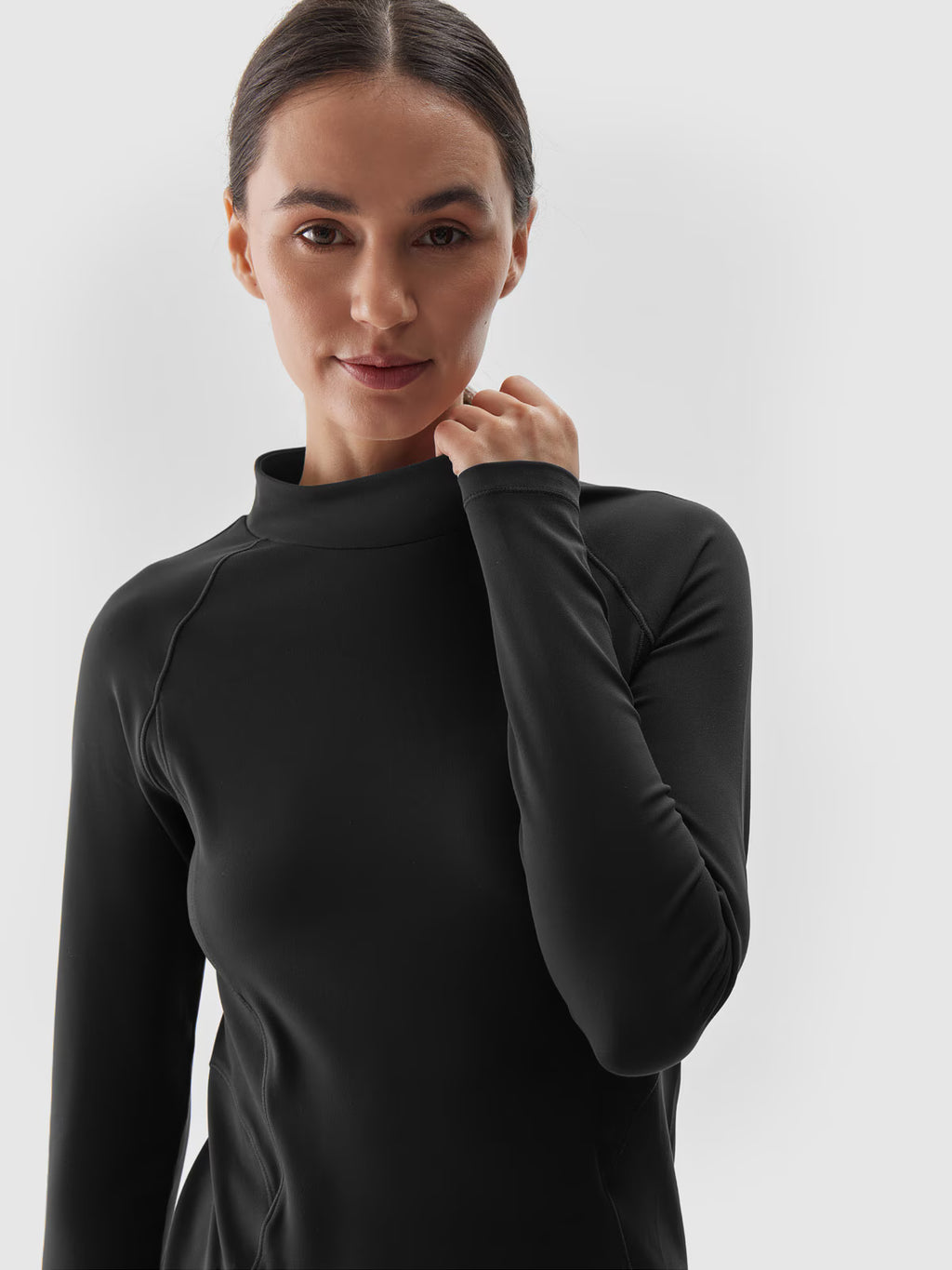 Longsleeve do jogi i pilatesu szybkoschnący damski