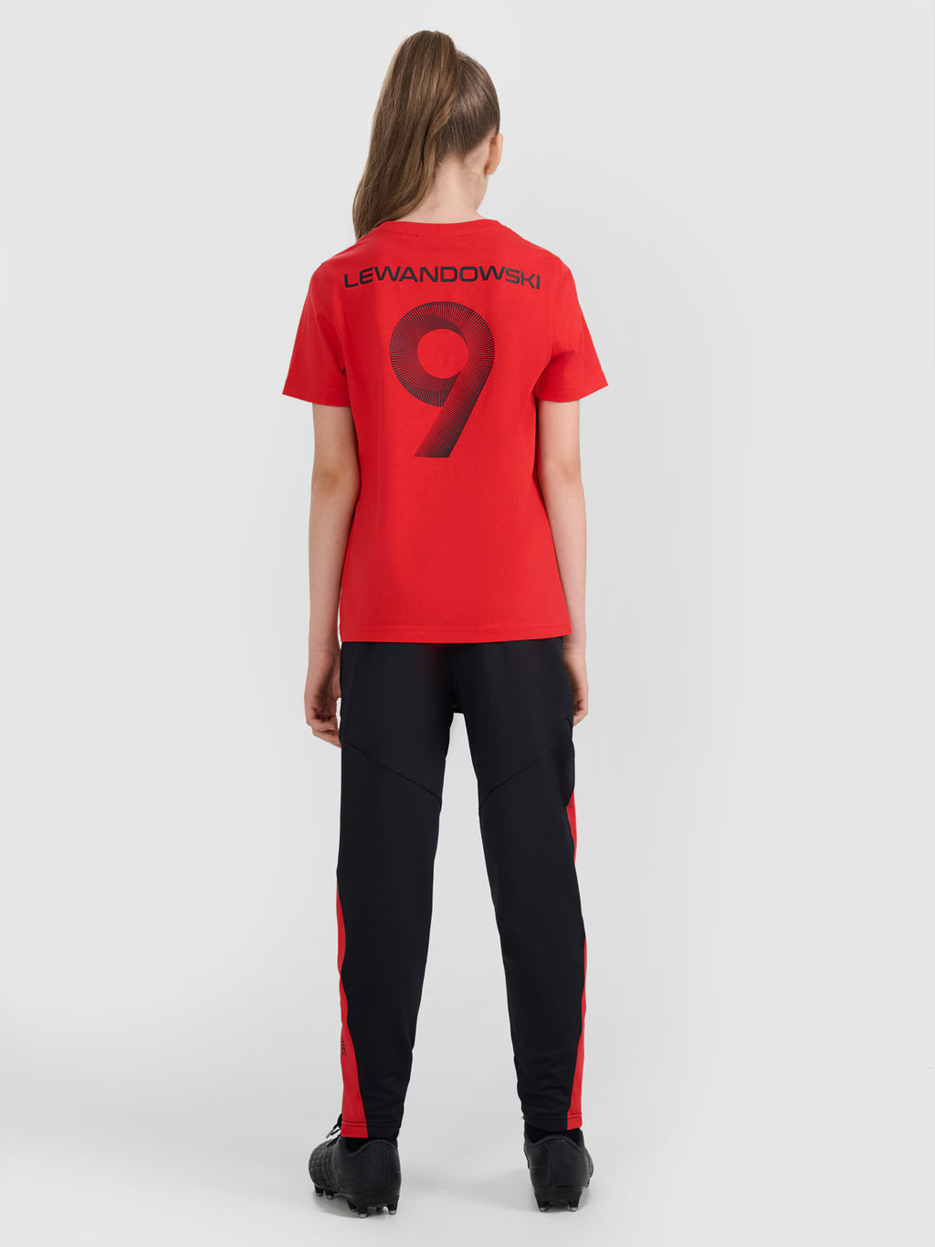 T-shirt regular z nadrukiem dziecięcy 4F JUNIOR x Robert Lewandowski