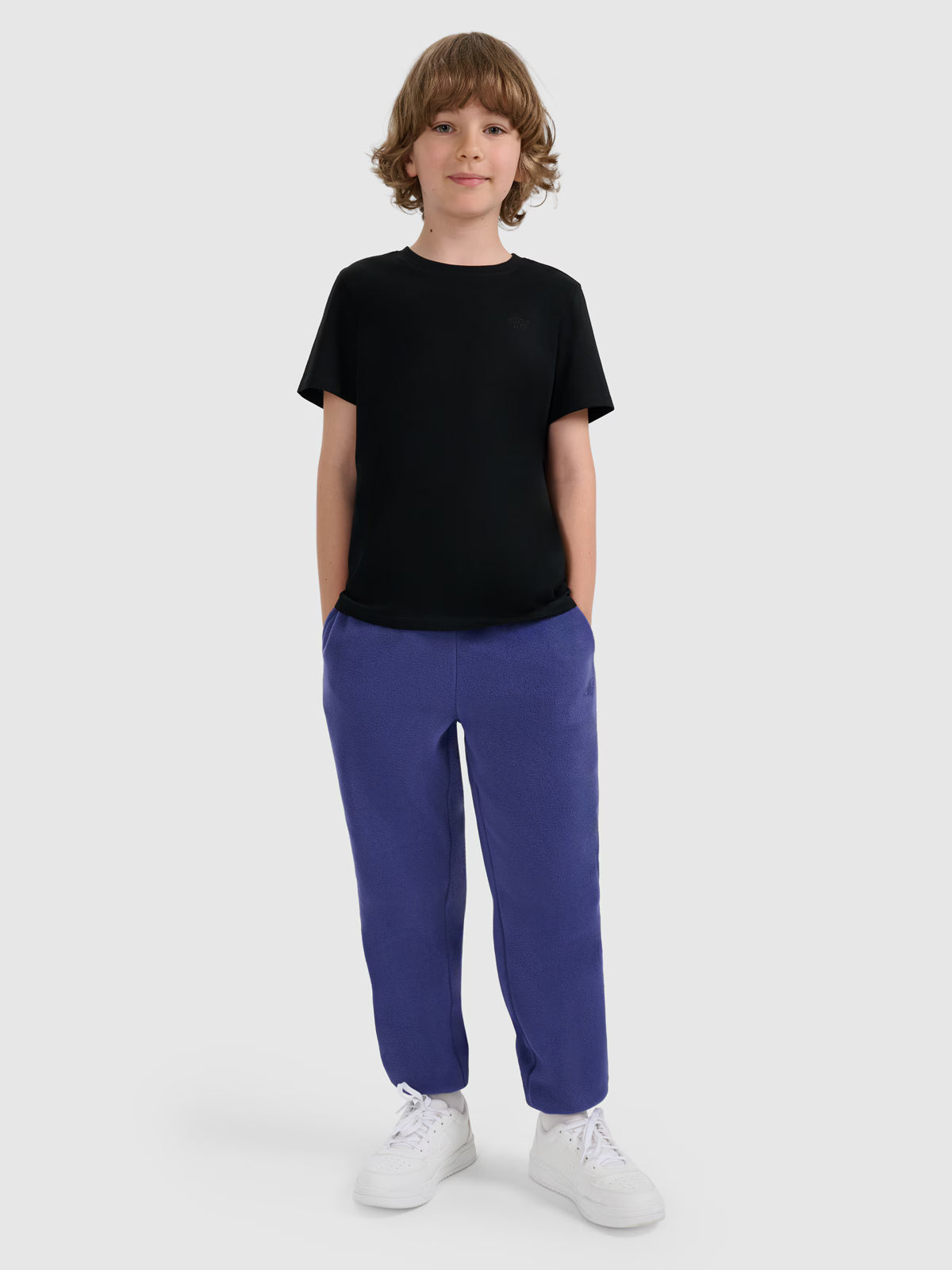 T-shirt regular gładki chłopięcy