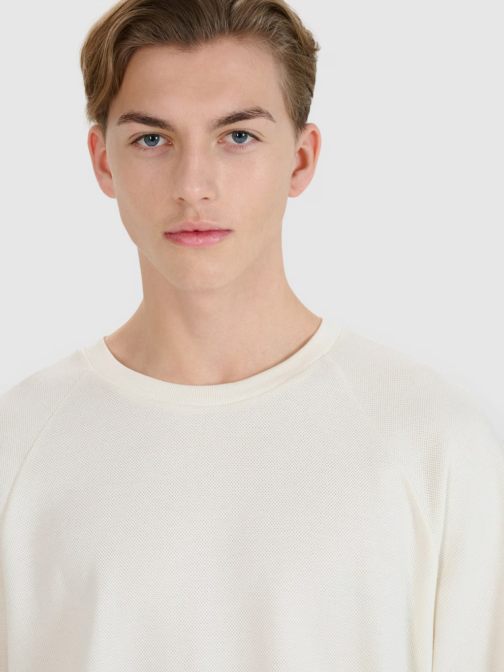 T-shirt oversize z modalem męski