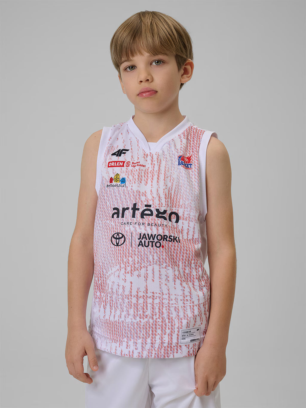 Koszulka meczowa replika wyjazdowa z sezonu 2025/26 dziecięca 4F x KS Basket 25 Bydgoszcz
