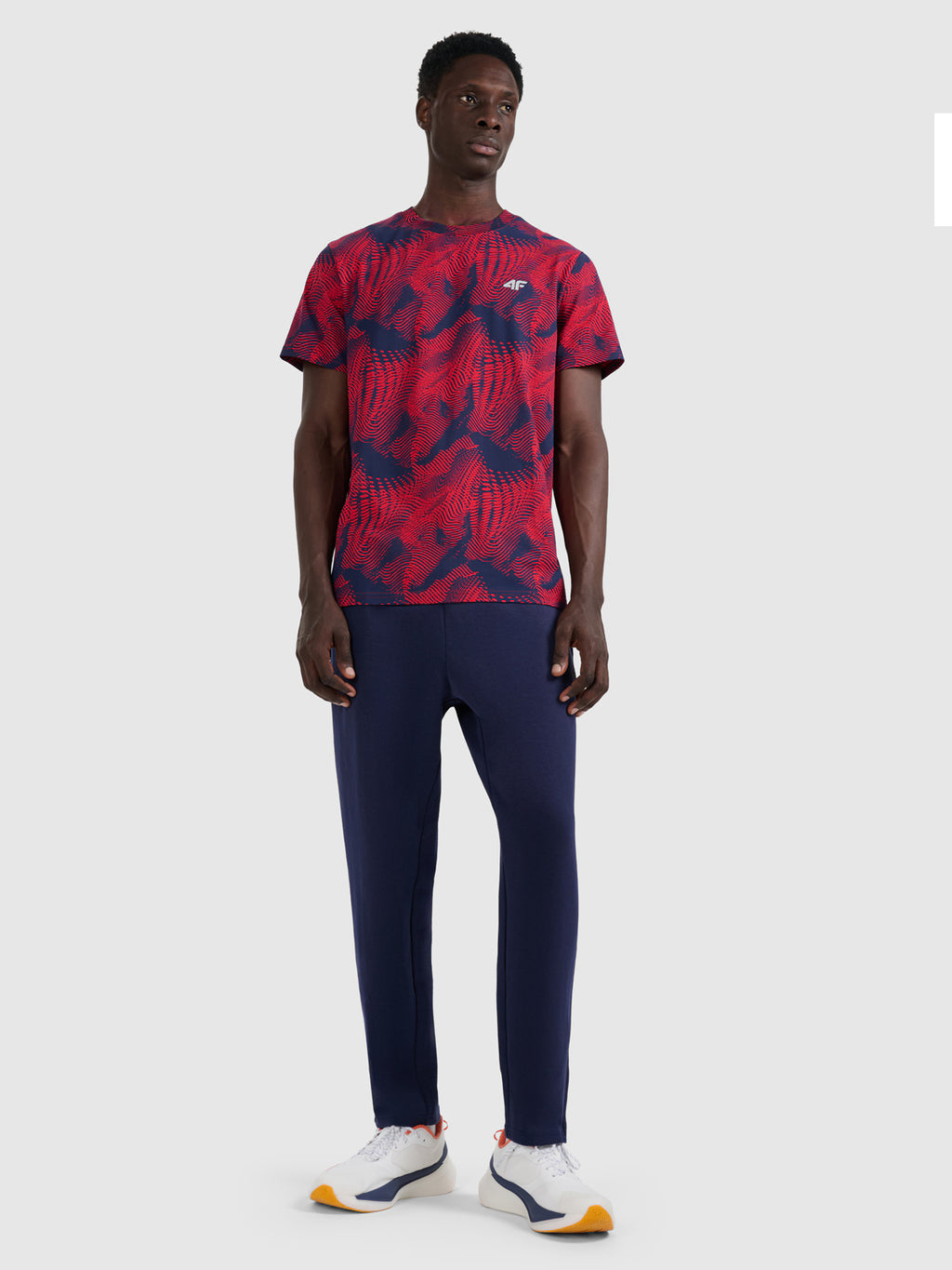 T-shirt regular z nadrukiem męski