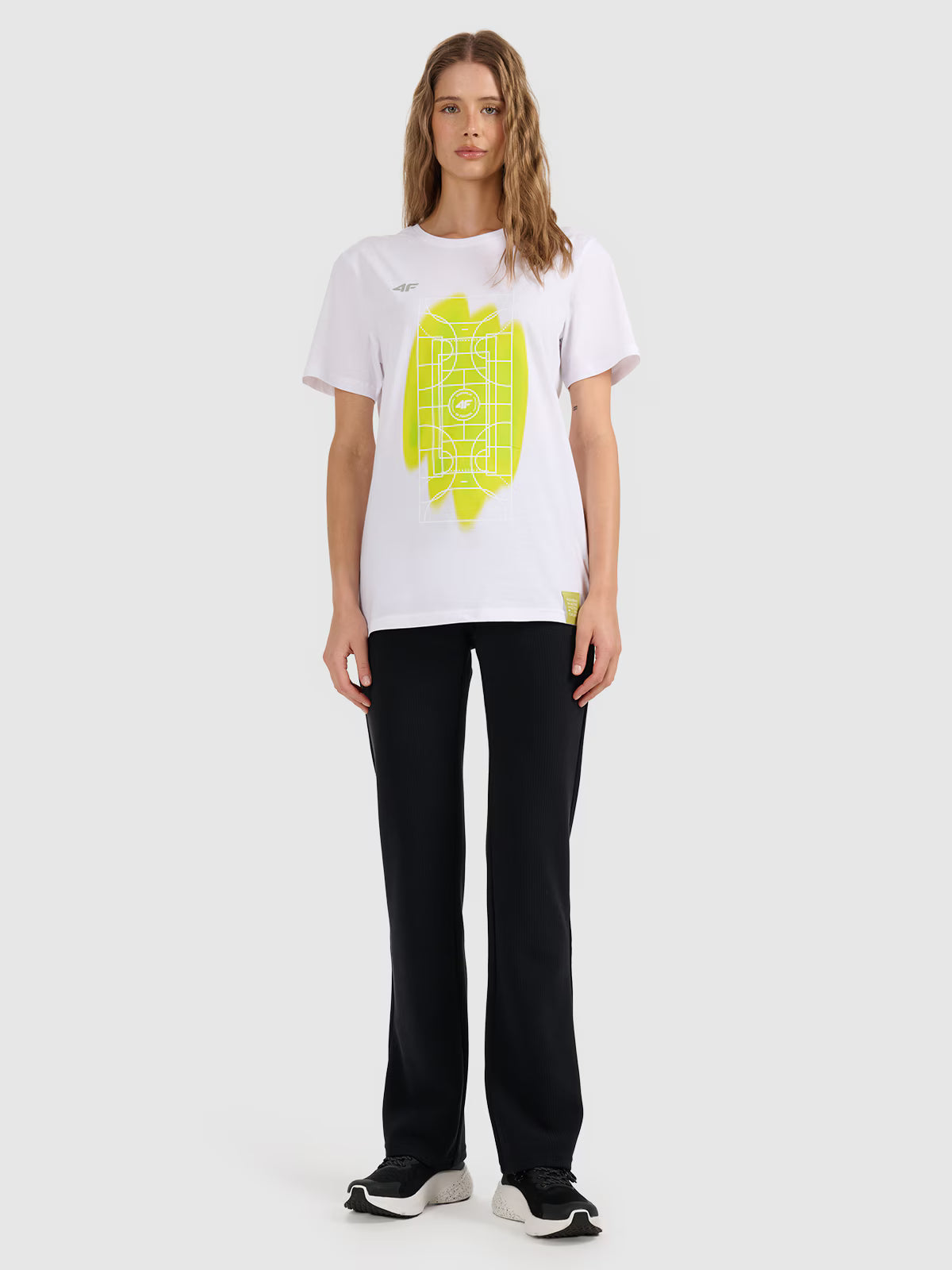 T-shirt regular z nadrukiem uniseks Fundacja 4FPomaga
