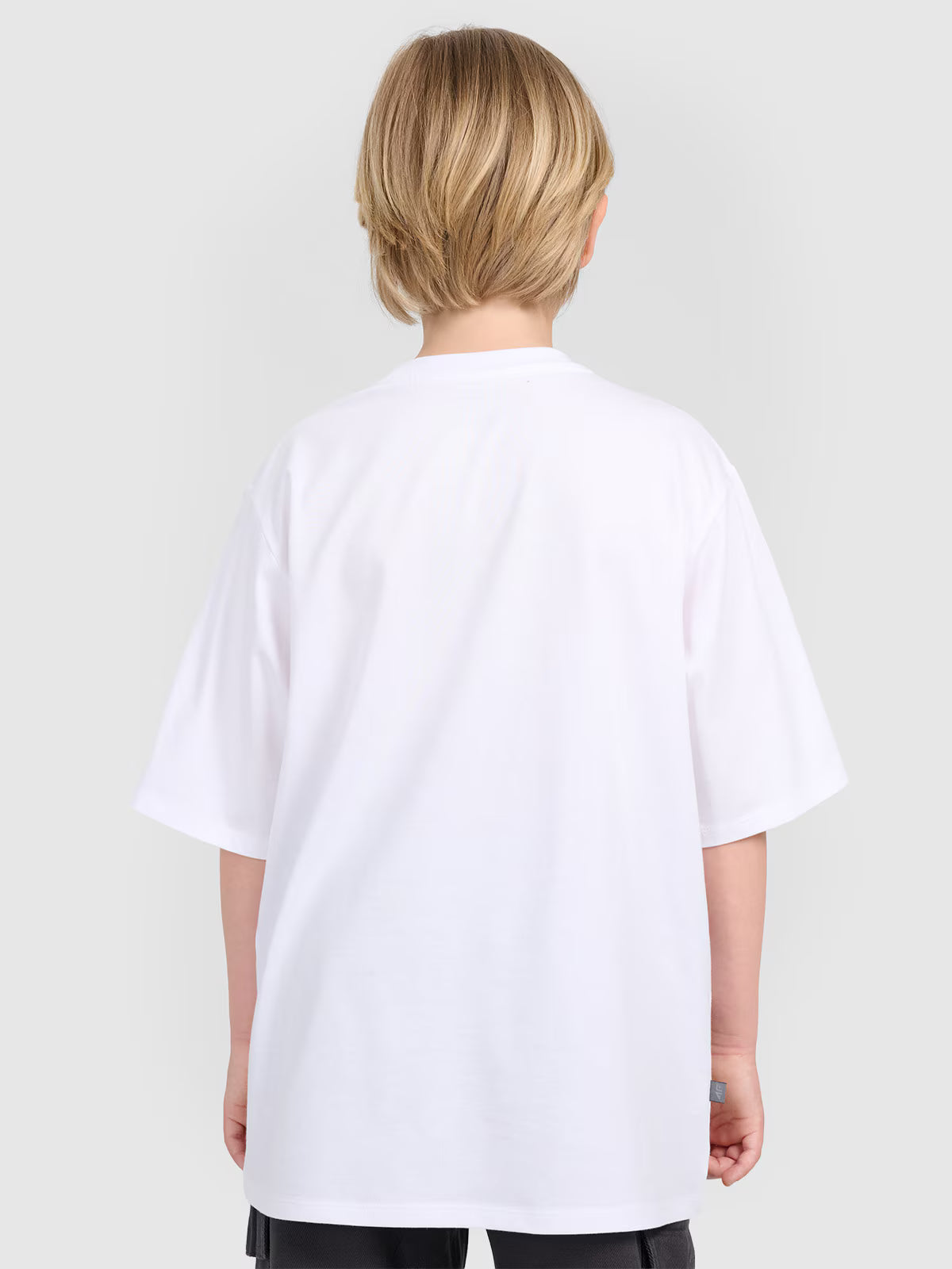 T-shirt oversize z nadrukiem chłopięcy