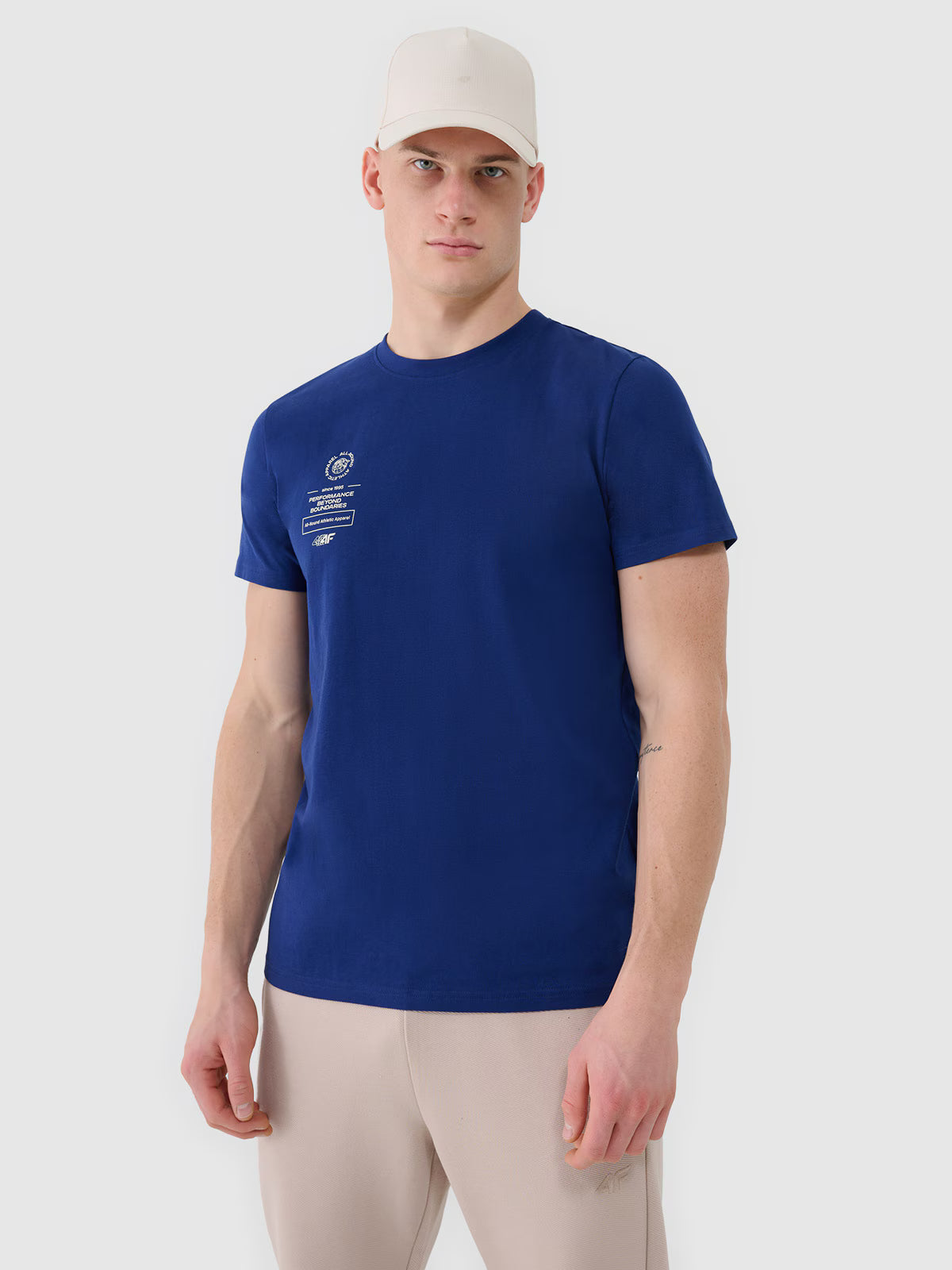 T-shirt regular z nadrukiem męski