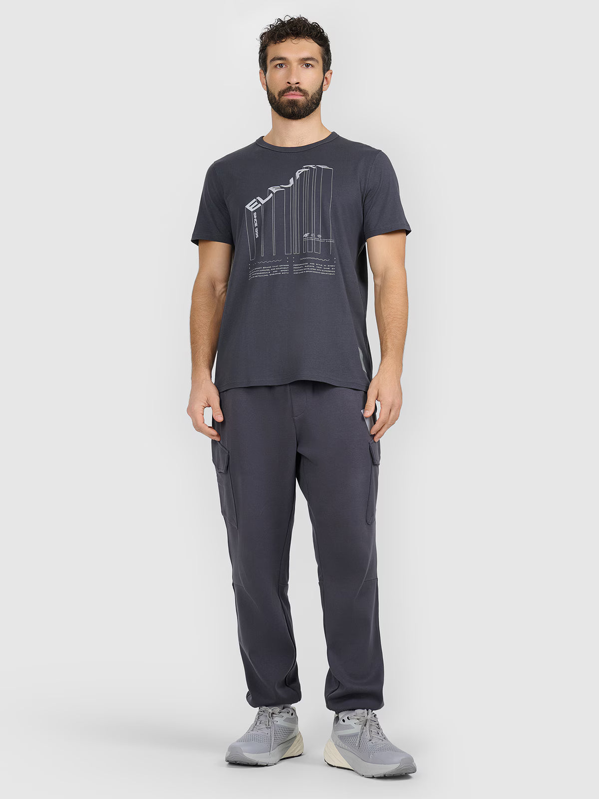 T-shirt regular z nadrukiem męski