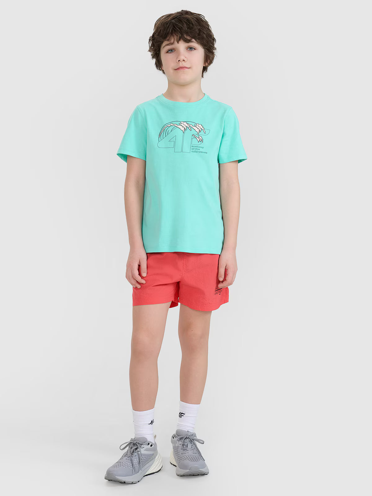 T-shirt regular z nadrukiem chłopięcy