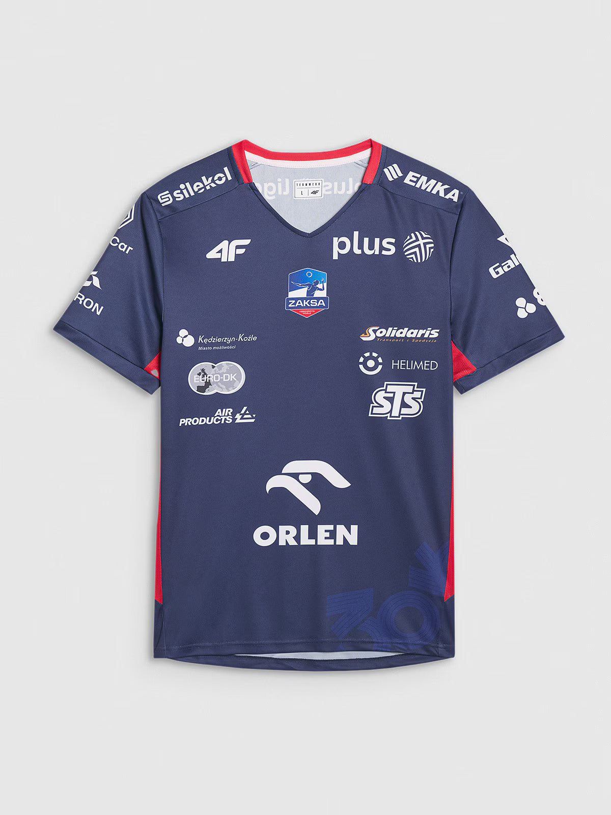 Koszulka meczowa replika wyjazdowa z sezonu 2024/25 męska 4F x Zaksa Kędzierzyn Koźle
