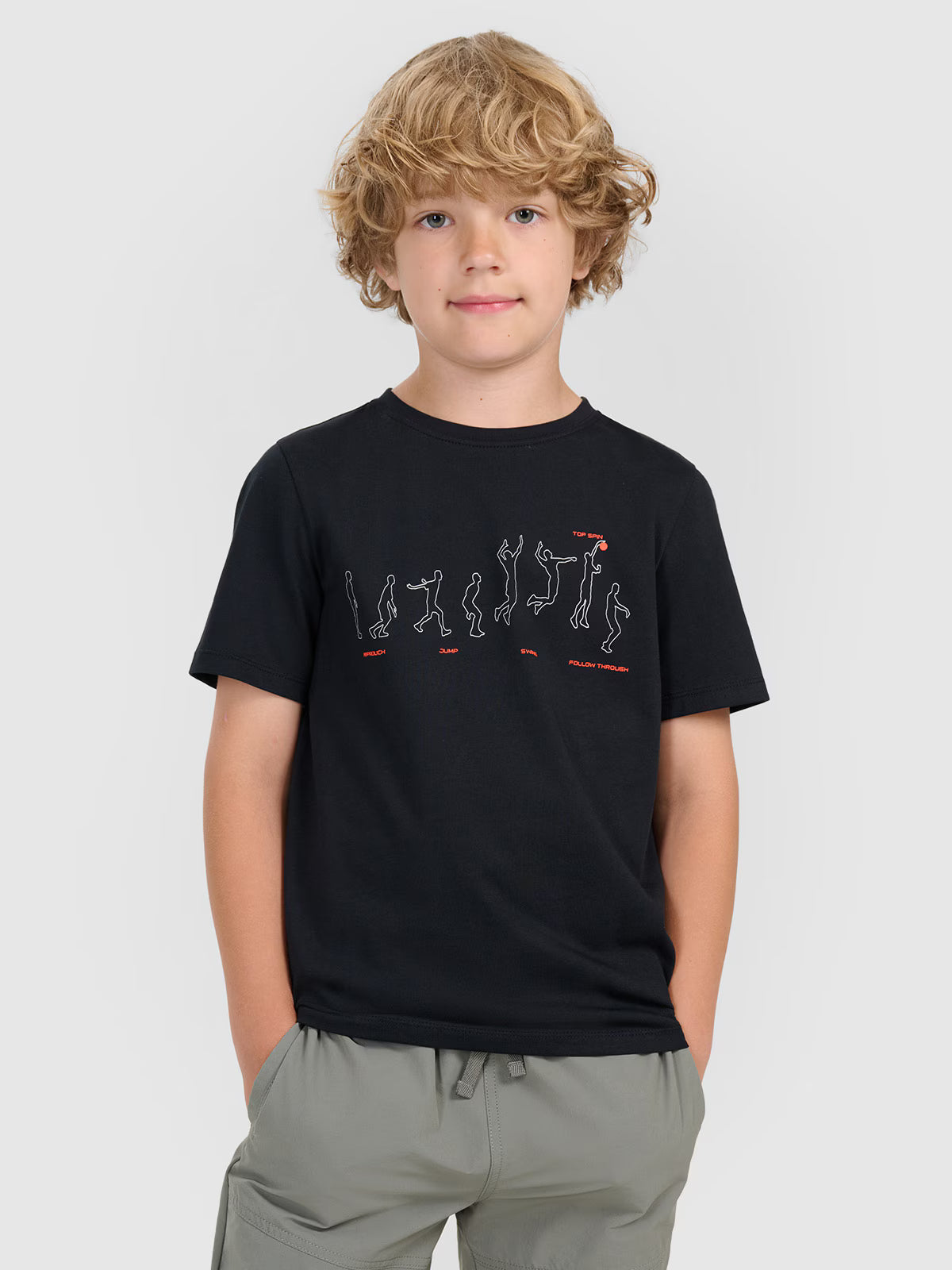 T-shirt regular z nadrukiem chłopięcy