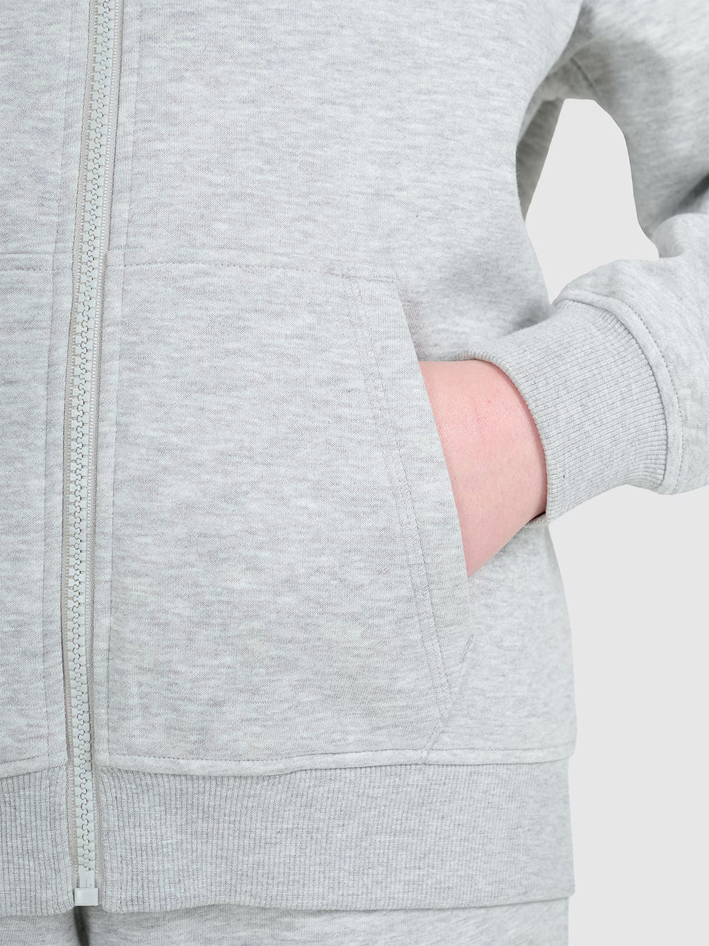 Bluza dresowa rozpinana z kapturem dziewczęca