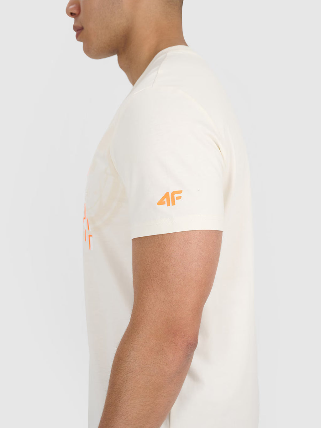T-shirt regular z nadrukiem męski