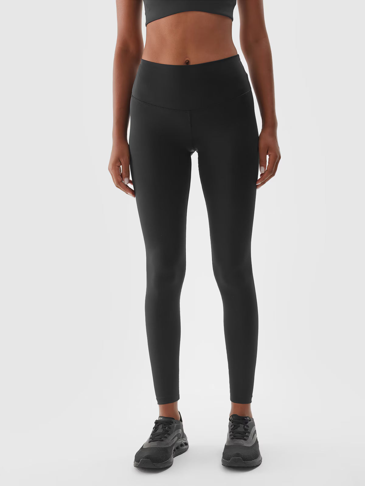 Legginsy treningowe z wysokim stanem damskie