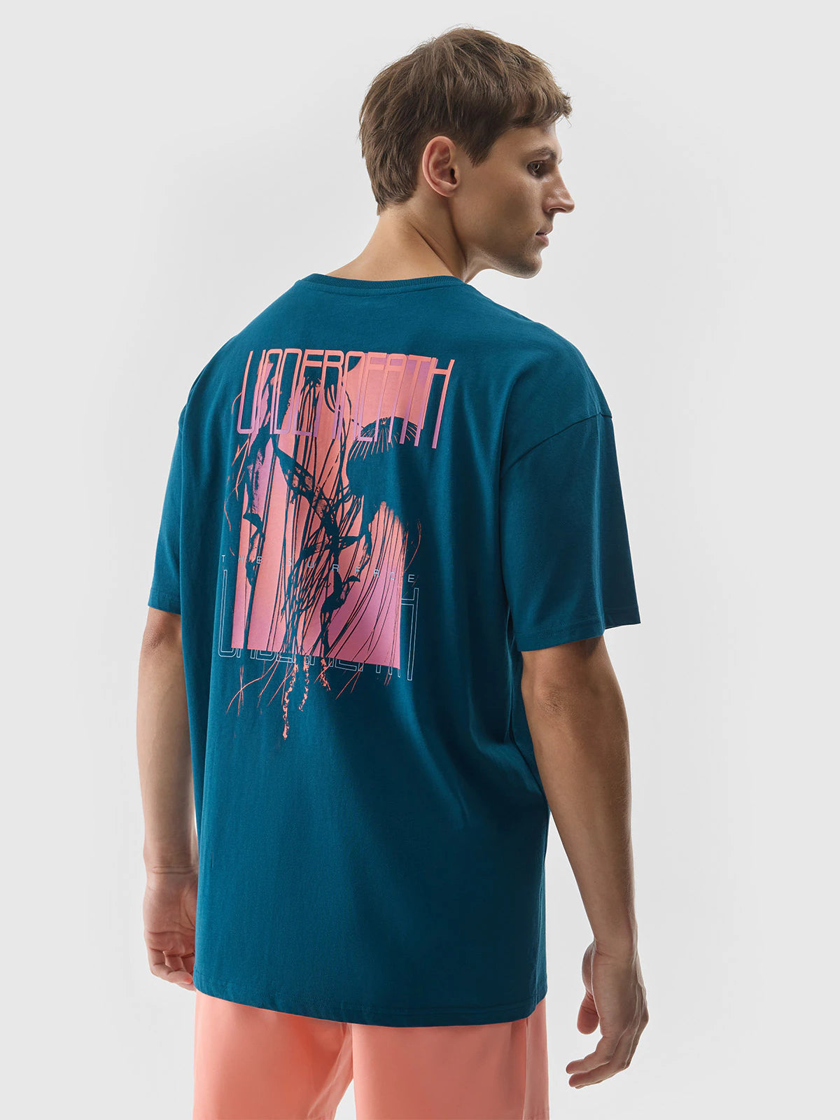 T-shirt z nadrukiem męski