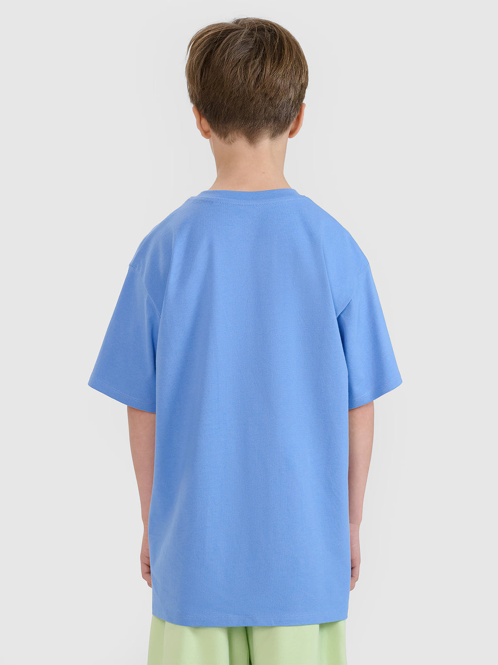 T-shirt oversize z nadrukiem chłopięcy