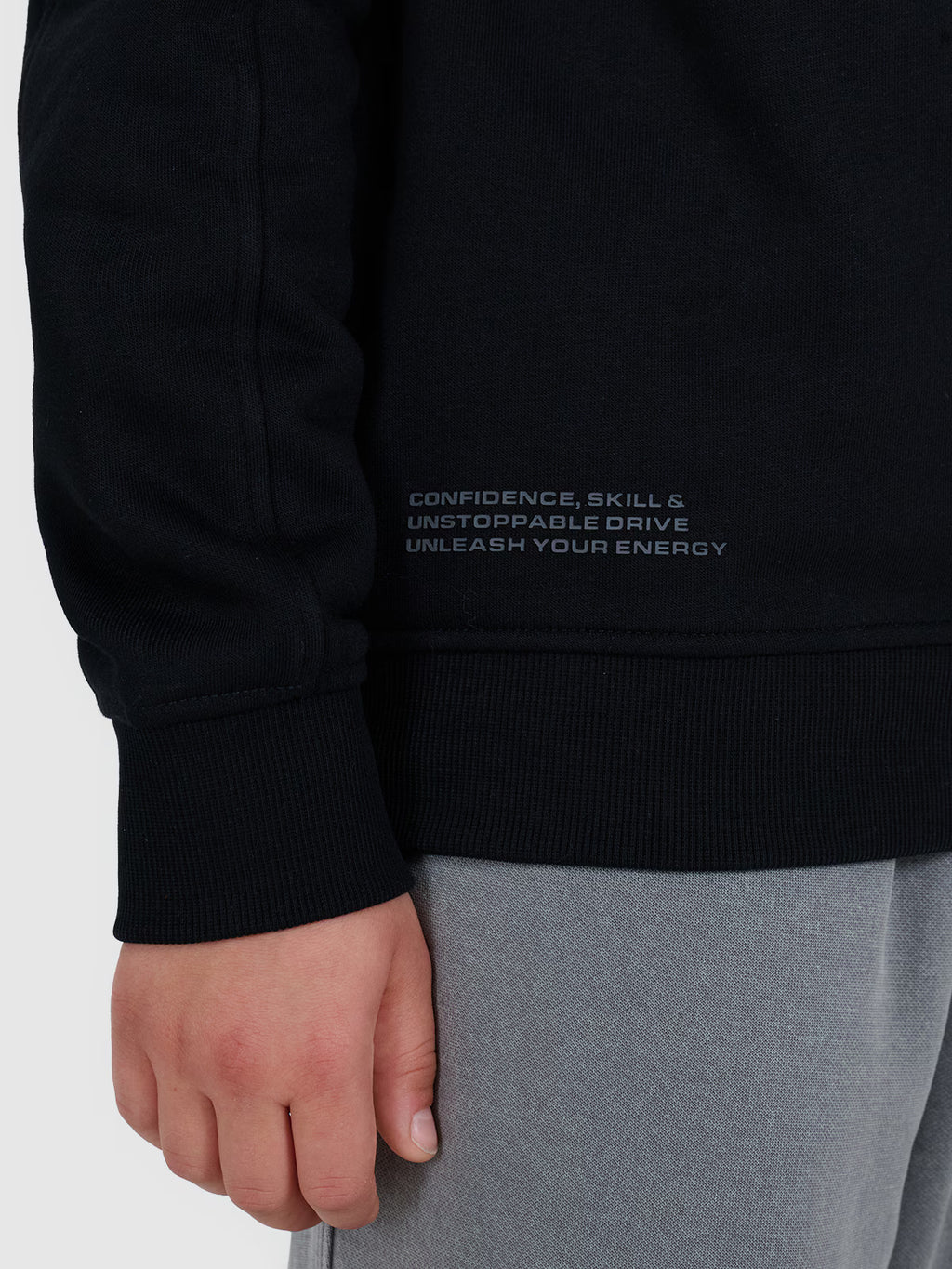 Bluza dresowa nierozpinana bez kaptura chłopięca