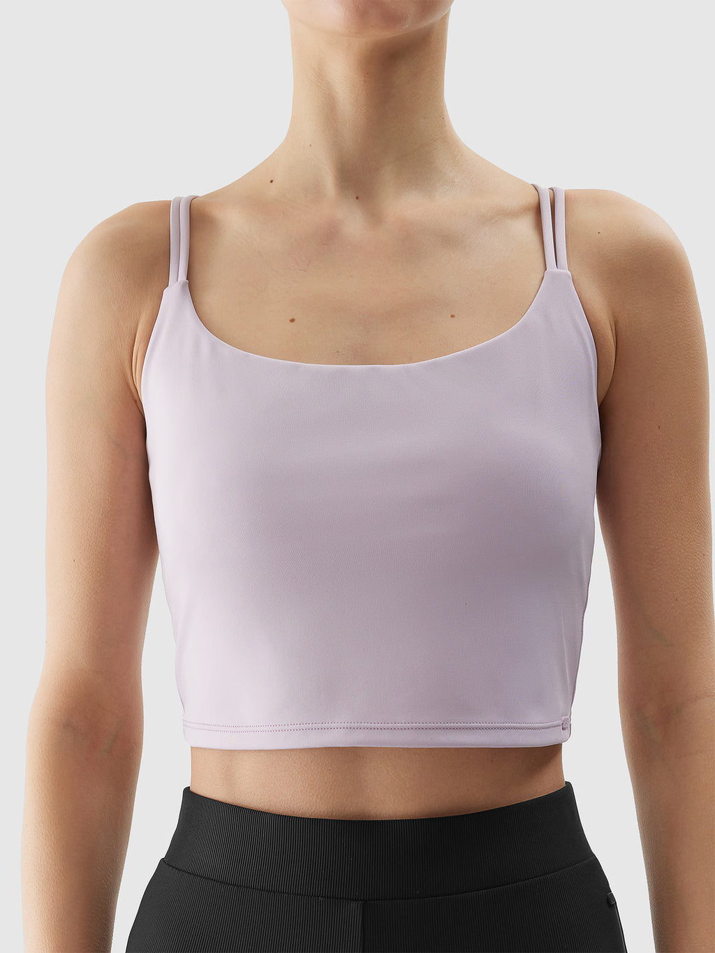 Crop top do jogi i pilatesu z materiału z recyklingu damski