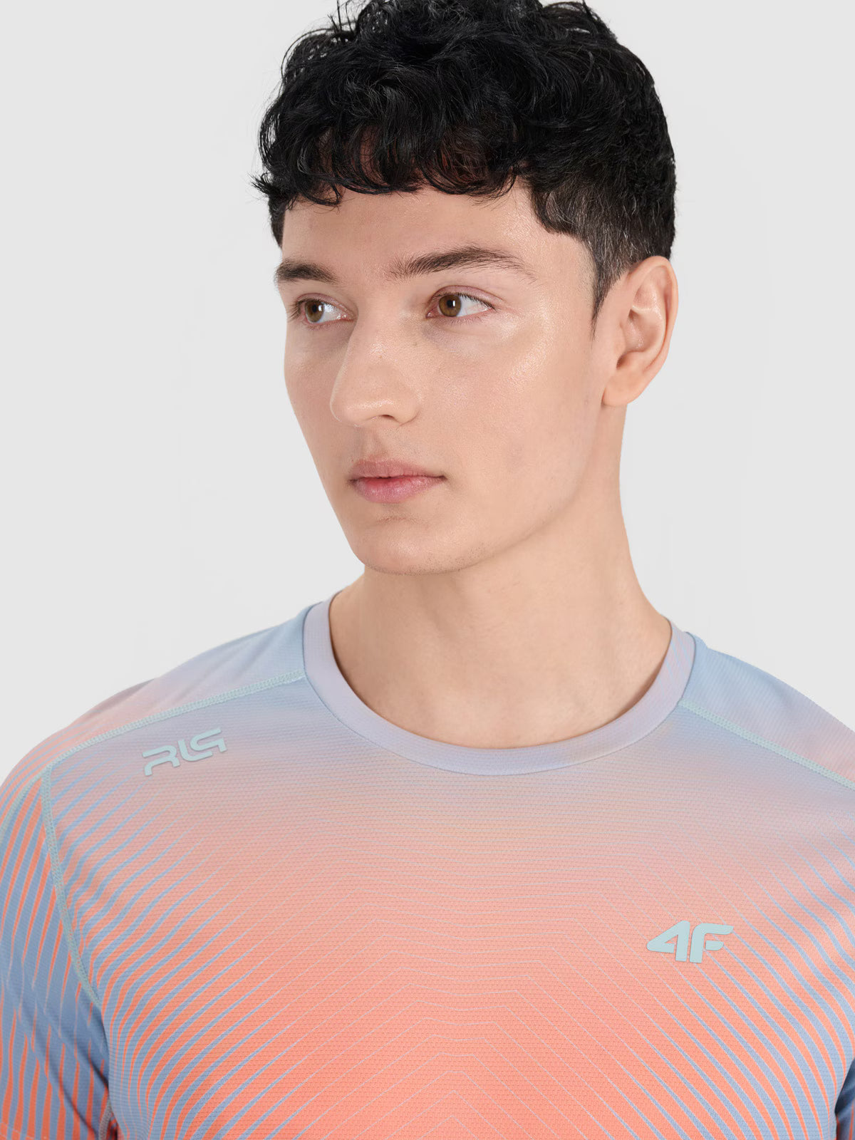 T-shirt treningowy regular szybkoschnący męski 4F x Robert Lewandowski