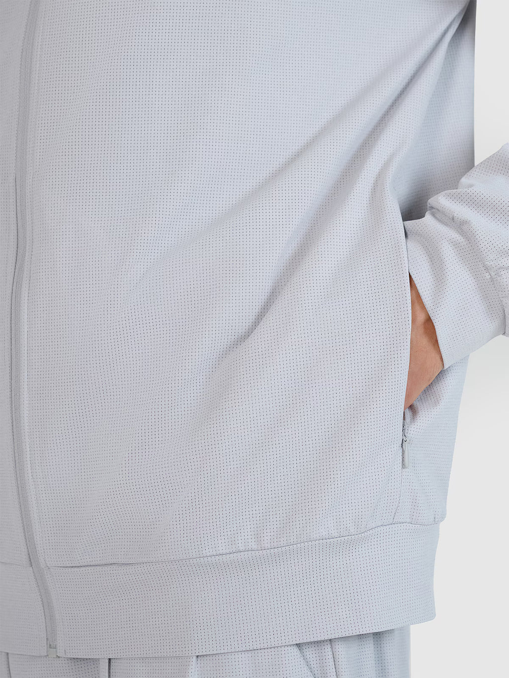Bluza treningowa rozpinana bez kaptura męska