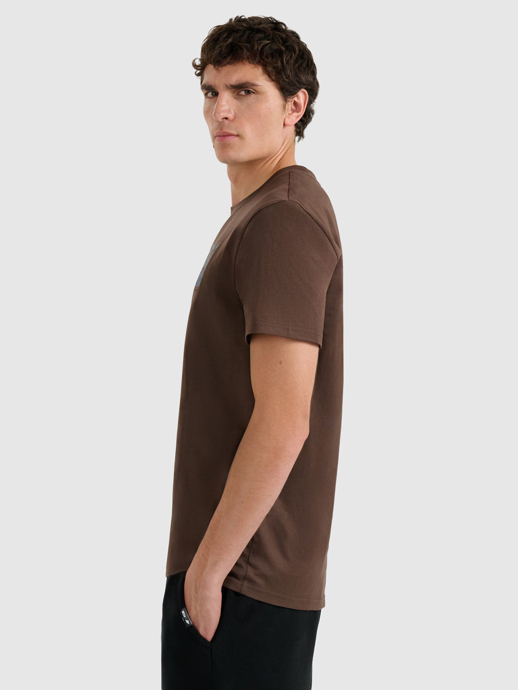 T-shirt regular z nadrukiem męski