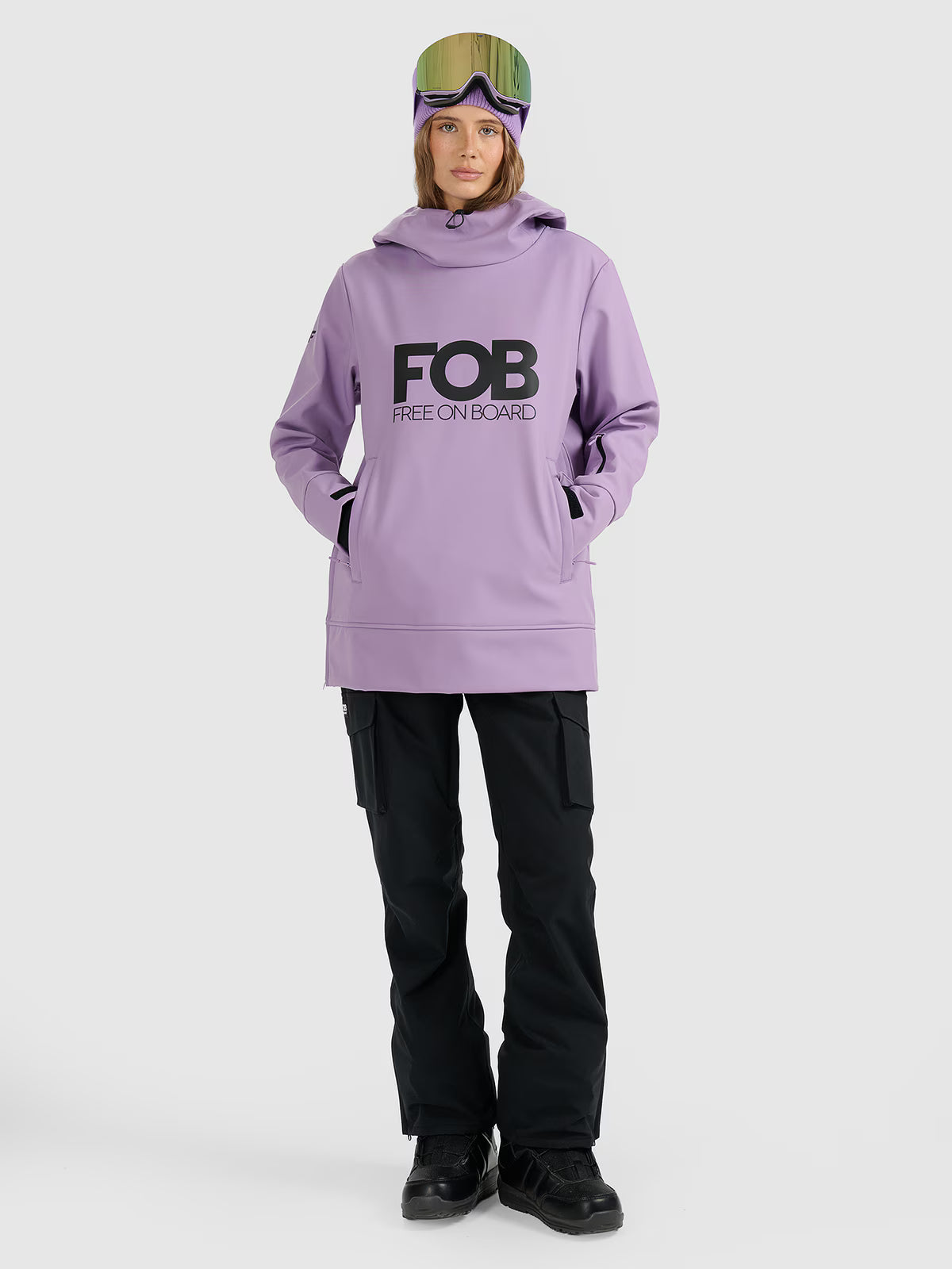 Kurtka snowboardowa z softshellu membrana 5000 damska